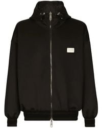 Dolce & Gabbana - Omkeerbaar Jack Met Capuchon En Logo Label - Lyst
