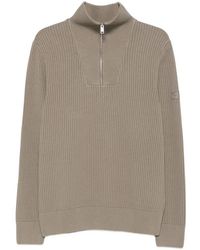 Marc O' Polo - Pull Côtelé À Col Zippé - Lyst