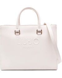 Liu Jo - Logo-Embossed Tote Bag - Lyst