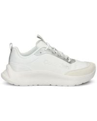 Calvin Klein - Logo-Print Panelled Low-Top Sneakers - Lyst