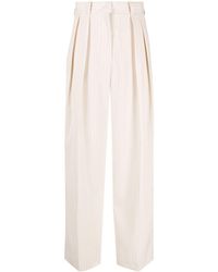 Frankie Shop - Tansy Double-pleated Pinstripe Trousers - Lyst