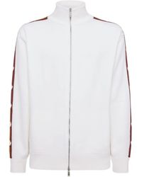 DSquared² - Logo-Tape Zip-Up Sweatshirt - Lyst