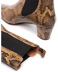 Paris Texas - Python-print 50mm Ankle Boots - Lyst