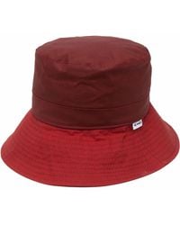 Sunnei Logo Patch Bucket Hat - Red