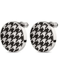 Luhta - Houndstooth Stud Earrings - Lyst