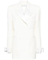 Mach & Mach - Bow-Embellished Wool Blazer Dress - Lyst