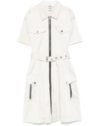 DKNY - Robe Courte À Fermeture Zippée - Lyst