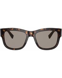 Dolce & Gabbana - Square Frame Tortoiseshell Sunglasses - Lyst