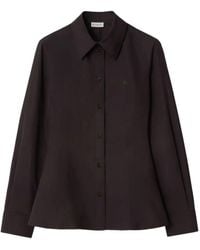 Burberry - T-Shirt mit Ritteremblem-Print - Lyst