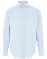 BOGGI - Striped Cotton Slim-Fit Shirt - Lyst