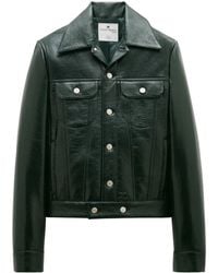 Courreges - V Trucker Vinyl Jacket - Lyst