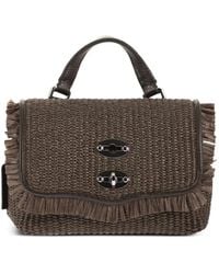 Zanellato - Baby Postina Fringed Woven Raffia Tote Bag - Lyst