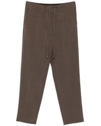 Giorgio Armani - Pantalon Droit À Lien De Resserrage - Lyst