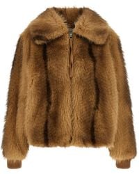 Nude - Faux-Fur Bomber Jacket - Lyst