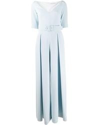 emilia wickstead blue jumpsuit