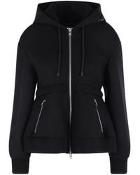 Simone Rocha - Bead-Embellished Zip-Up Hoodie - Lyst