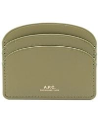 A.P.C. - Tarjetero con forma de media luna - Lyst
