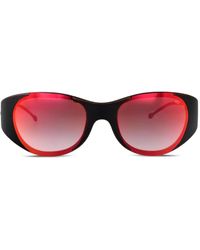 DIESEL - Tinted Oval Sunglasses - Lyst