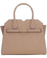 Valextra - Milano Leather Mini Bag - Lyst