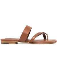 Manolo Blahnik - Susa Crossover Straps Sandals - Lyst