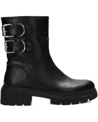 Mexx - Sya Rami Buckle Platform Boots - Lyst
