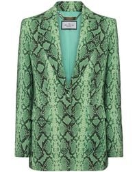Philipp Plein - Python-Print Satin Blazer - Lyst