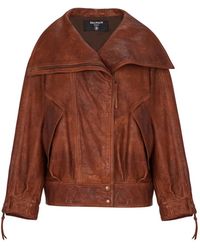 Balmain - Lambskin Bomber Jacket - Lyst