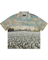 DENIM TEARS - X Tropical Futures Graphic-Print Button-Up Shirt - Lyst