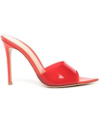 Gianvito Rossi - Elle Transparent-Strap Sandals - Lyst