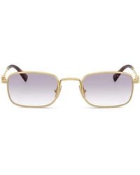 Miu Miu - Sonnenbrille Mit Eckigem Gestell - Lyst