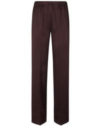 Antonelli - Elasticated Wide-Leg Trousers - Lyst