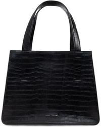 Samsøe & Samsøe - Saclaire Top-Handle Embossed Tote Bag - Lyst
