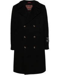 Paltò - Achille Double-breasted Coat - Lyst