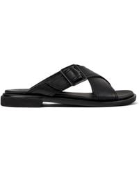 Camper - Edy Buckle Flat Sandals - Lyst