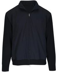 Paul & Shark - Wool-Paneled Zip-Up Jacket - Lyst