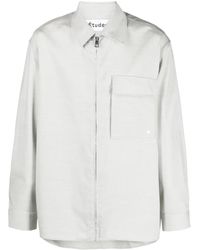 Etudes Studio - Zip-Up Long-Sleeve Shirt - Lyst