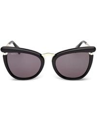 Max Mara Eyewear - Cat-Eye Frame Sunglasses - Lyst