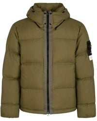 Stone Island - 4100013 Matt Ripstop Cordura Advanced-Fabrics Down Jacket - Lyst
