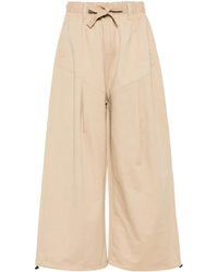 Izzue - Drawstring Wide-Leg Trousers - Lyst