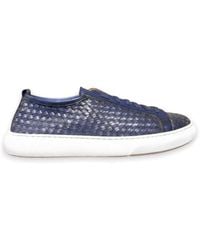 Calce - Interwoven Leather Sneakers - Lyst