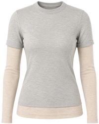 CUDDLEUP - Layered Long-Sleeves T-Shirt - Lyst