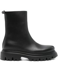 Fabiana Filippi - Leather Side-Zip Boots - Lyst