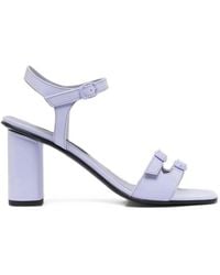 CAREL PARIS - Angelica Patent Leather Sandals - Lyst