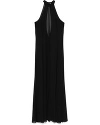 Patrizia Pepe - Sheer Maxi Dress - Lyst