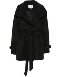Gestuz - Gzavic Double-Breasted Belted Coat - Lyst