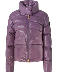 Pinko - High-Neck Quilted Jacket - Lyst