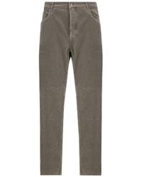 Brunello Cucinelli - Corduroy Straight-leg Trousers - Lyst