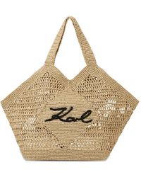 KARL LAGERFELD - Gehäkelte Handtasche - Lyst