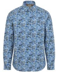 Paul Smith - Floral-Print Long-Sleeve Shirt - Lyst