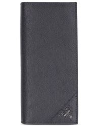 Prada - Logo Plaque Breast Wallet - Lyst